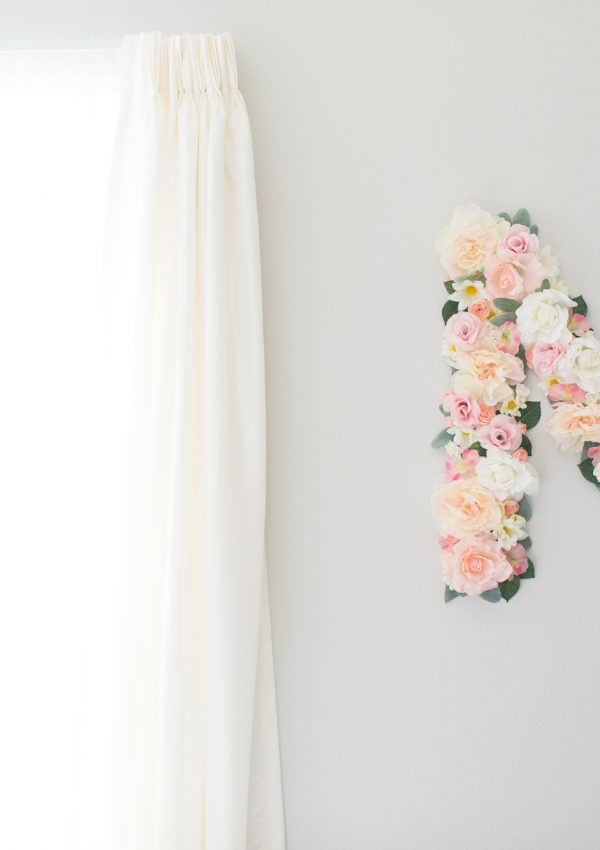 DIY Flower Letter